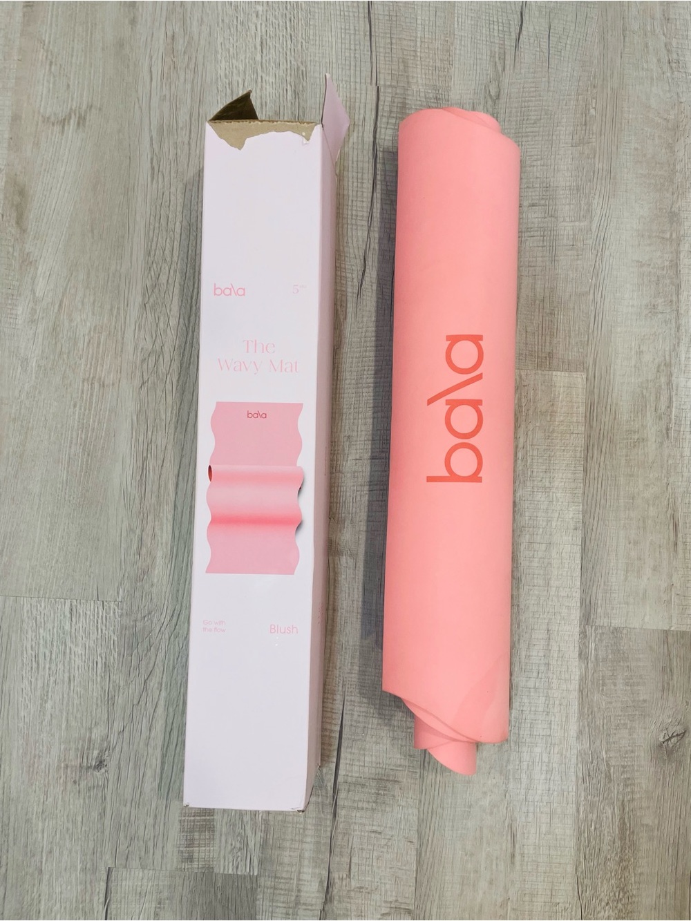 Bala Pink Wavy Yoga Mat